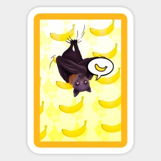 BANANA BATS Sticker